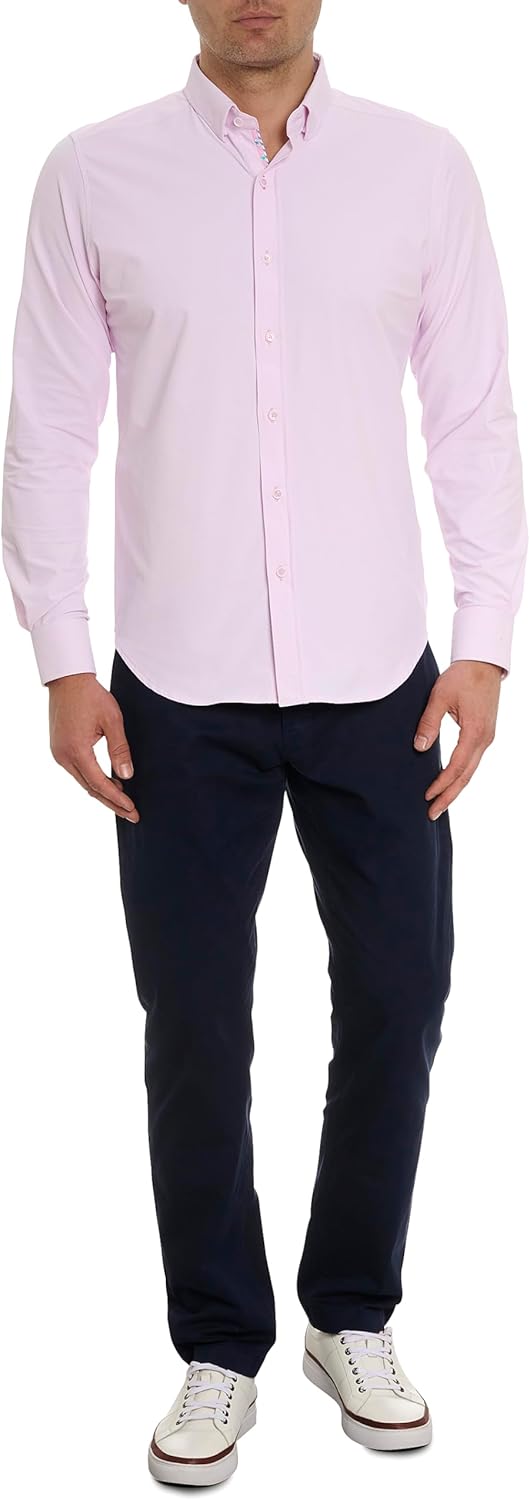 Men  Long-Sleeve Button-Down Shirt