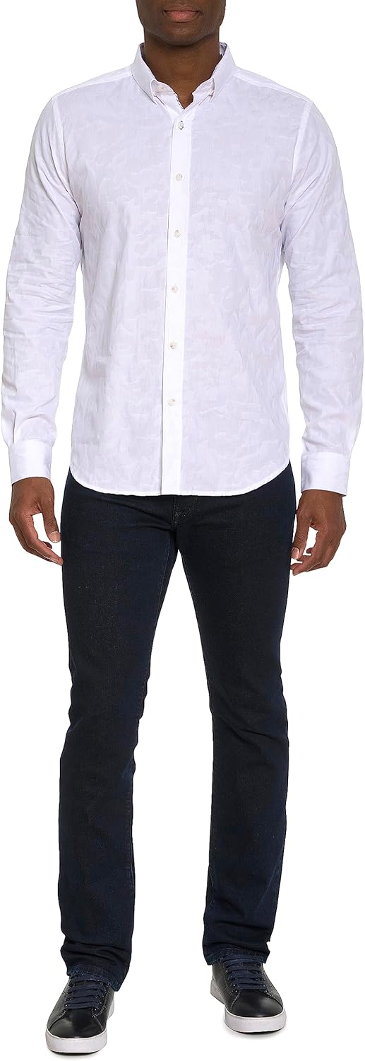 Men  Long-Sleeve Button-Down Shirt